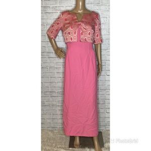 Vintage 1960’s Jeannette Alexander of California maxi dress